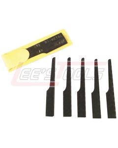 ASTRO PNEUMATIC 5SAW 5pc. Blade Set for 129TW - 24 Teeth per Inch - Yellow Sleeve