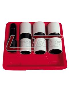 ASTRO PNEUMATIC 78803 4pc. 1/2" Drive Thin Wall Flip Impact  Socket Set with Protective Sleeve