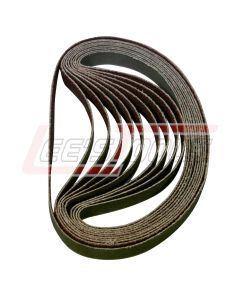 ASTRO PNEUMATIC BSP80 10pc. Sanding Belt 80 Grit - 3/8" x 13"