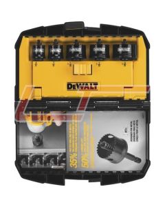 DEWALT D1800IR5 5 PC IMPACT RATED HOLE SAW SET