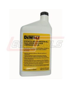 DEWALT D55001 Compressor Oil --Synthetic 1 Quart (12 per case) (sold only in case)