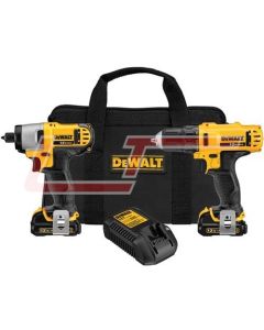 DEWALT DCK211S2 12V MAX* Lithium Ion Drill/Impact Combo Kit