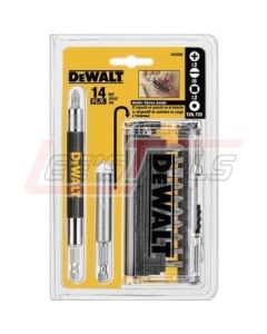 DEWALT DW2099CS 14pc Drive Guide & Holder Set - 16tips