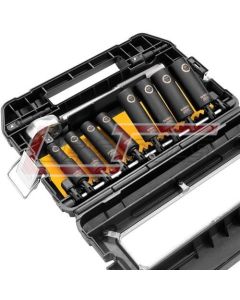 DEWALT DW22812 10 PC 1/2" DRIVE SOCKET SET