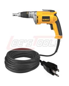 DEWALT DW272W 0-4000 rpm VSR Drywall Screwdriver w/50 ft. two prong cord 6.3 amp