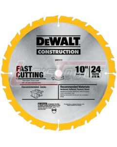 DEWALT DW3112 10IN 24T JOBSITE SAW BLD