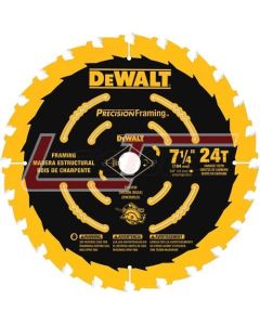 DEWALT DW3599B10 7-1/4 24T Bulk 10-Pack Precision Framing Saw Blade
