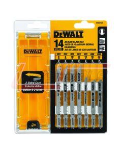 DEWALT DW3742C 14 PC T-SHANK JIG SAW BLADE SET W/CASE