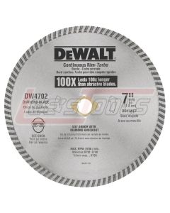 DEWALT DW4702 7IN DRY CUT DIAMOND WHEEL