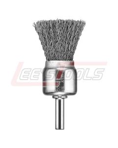 DEWALT DW4901 1" CRIMP END BRUSH/CARB STL 1/4" STEM