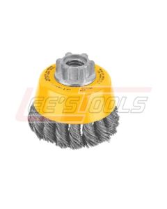 DEWALT DW49101 4"X5/8"-11 HP.014 CARBNCRIMPWIRECUPBRUSH