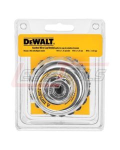 DEWALT DW4916 4" KNOTTED CUP BRUSH/CARBON STEEL 5/8-11