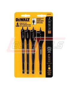 DEWALT DW4SPADE 4PC SPADE BIT SET