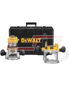 DEWALT DW616PK 1-3/4 Maximum HP Fixed Base/Plunge Base Router Combo Kit
