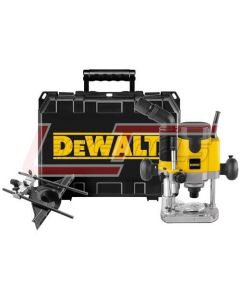 DEWALT DW621K 2 Maximum HP Electronic VS Plunge Router with Dust Extraction Kit with DW6913 Edge Guide