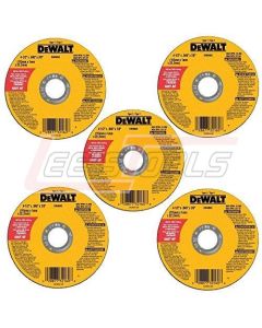 DEWALT DW8062B5 4-1/2"x.045x7/8" Metal Thin Cut 5PK