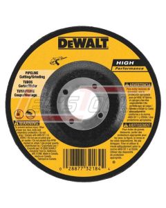DEWALT DW8485 6"X1/8"X7/8" PIPELINE CUT/GRIND WHEEL
