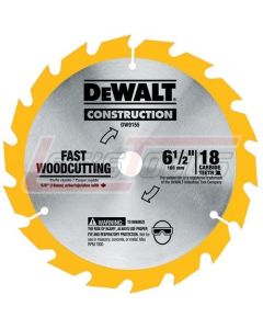 DEWALT DW9155 6-1/2IN 18 TOOTH DEWALT CORDLESS BLADE