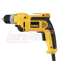 DEWALT DWD110K 3/8" VSR PISTOL GRIP DRILL KIT w/ KEYLESS CHUCK 7.0 AMP
