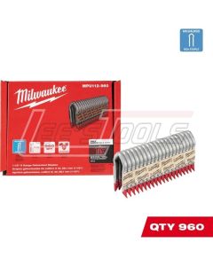 MILWAUKEE MPU112-960 Milwaukee 1.5 INCH 9 GAUGE GALVANIZED STAPLES 960pc