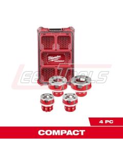 MILWAUKEE 48-36-1063 Milwaukee Compact 1/2"-1-1/4" ALLOY NPT Portable Pipe Threading Forged Aluminum Die Head Kit