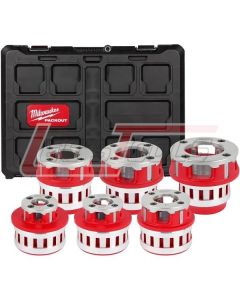 MILWAUKEE 48-36-1060 Milwaukee 1/2"-2" HIGH SPEED NPT Portable Pipe Threading Forged Aluminum Die Head Kit