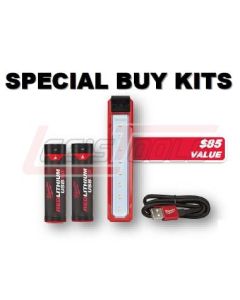 MILWAUKEE 2112-22H USB Rechargeable ROVER™ Pocket Flood Light W/ 2 PK RLUSB BATTERY