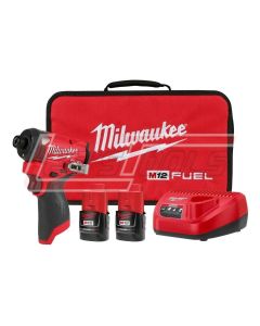 MILWAUKEE 3453-22 M12 FUEL™ 1/4" Hex Impact Driver Kit