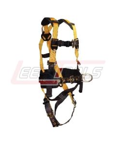 FALLTECH 7035L Journeyman - Harnesses - Large - 3 D-rings, Back and Side; Tongue Buckle Legs and Mating  Buckle Che