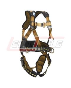 FALLTECH 7081LX ComforTech®  - Harnesses - L/XL - 3 D-rings, Back and Side; Tongue Buckle Legs and Mating buckle Che