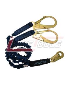 FALLTECH 8240Y3 ElasTech® - 4½' to 6' - 4½ to 6'; Expanding Y-Leg; Snap Hook and 2 Rebar Hooks; 100% Tie-Off