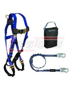 FALLTECH 9005PS Back D-ring, Mating Buckles, 6' Internal Lanyard and Gear Bag - Carry Kits
