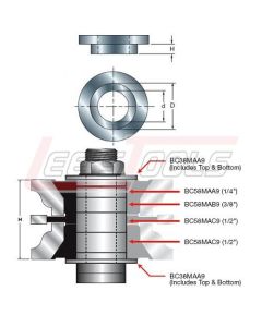 FREUD BC38MAA9 BUSHING.SET TO 3/4