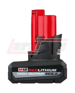 MILWAUKEE 48-11-2450 M12™ REDLITHIUM™ HIGH OUTPUT™ XC5.0 Battery Pack