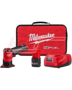 MILWAUKEE 2531-21HO M12 FUEL ™ORBITAL DETAIL SANDER W/ HIGH OUTPUT BATTERY