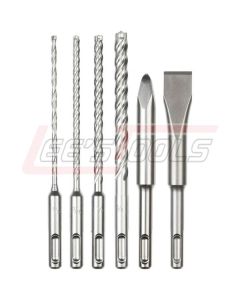 MILWAUKEE 48-20-7662 6pc. SDS Plus MX4™ 4-Cutter & Chisel Kit