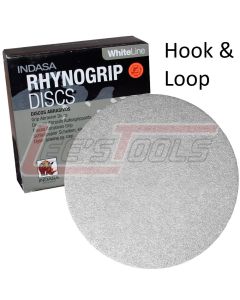 INDASA 52-400 HOOK & LOOP DISC 5" ALUMINUM OXIDE PLUS LUBRICANT 400C - 50 discs