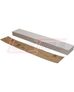 INDASA 90-100 LONG BOARD 2 3/4" X 17 1/2" STRIPS ALUMINUM OXIDE PLUS LUBRICANT 100D - 50 strips