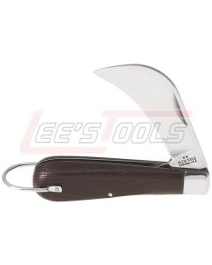 KLEIN 1550-44 Pocket Knife, 2-5/8-Inch Hawkbill Slitting Blade