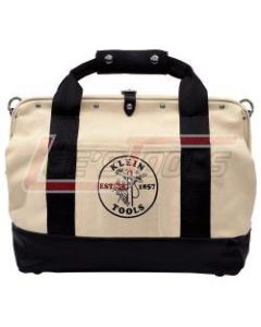KLEIN 5003-18 Tool Bag, Canvas with Leather Bottom, 18-Inch