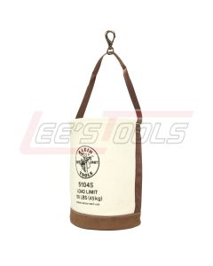 KLEIN 5104S Leather-Bottom Bucket Swivel Snap