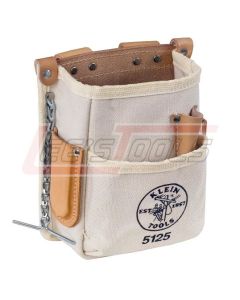 KLEIN 5125 Tool Pouch, 5-Pocket, Canvas