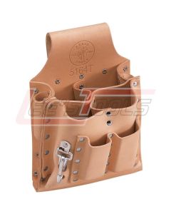 KLEIN 5164T Tool Pouch, Tunnel Loop, 8 Pockets
