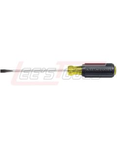 KLEIN 605-4 1/4-Inch Cabinet Tip Screwdriver 4-Inch Shank