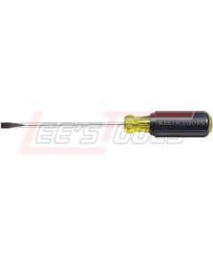 KLEIN 605-6 1/4-Inch Cabinet Tip Screwdriver, Heavy Duty, 6-Inch