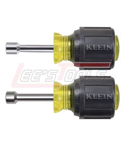 KLEIN 610 Stubby Nut Driver Set 1-1/2" Shafts 2 Pc
