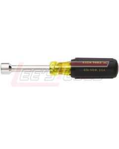KLEIN 630-7/16 7/16-Inch Hollow Nut Driver, 3-Inch, Cushion-Grip