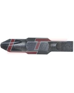 KLEIN 67101 Replacement Bit, 2 Phillips and 3/16-Inch Slotted