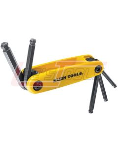 KLEIN 70571 Grip-It® Ball End Hex Key Set, 5 Key, Inch Sizes