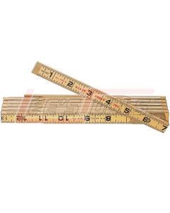 KLEIN 901-6 Wood Folding Rule, Outside Reading